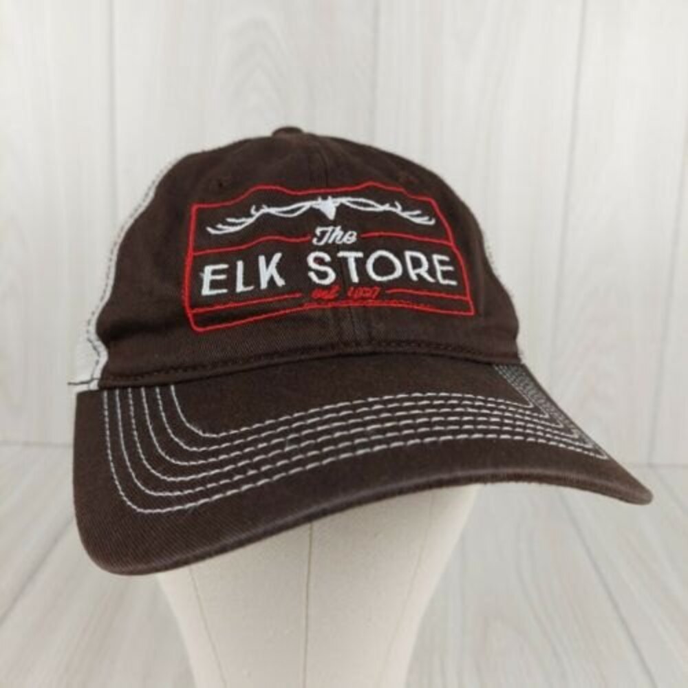 The Elk Store Trucker‎ Mesh Hat Cap Adjustable Strapback California Brown